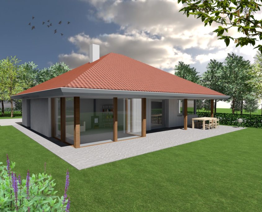 Houten huis Finnouse 3758-12 Ontwerp Finnhouse